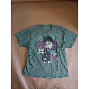 Ice Cube T Shirt Adult XL Green Graphic Tee Rap Hip Hop Streetwear Aesthetic